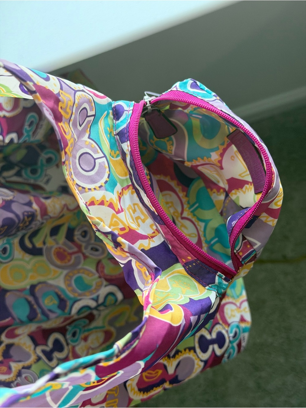 Coach Poppy Packable Shopping Tote NWOT - Picture 9 of 11